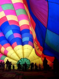 Close-up of multi colored balloons