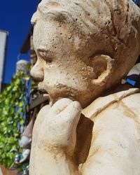 Close-up of buddha statue