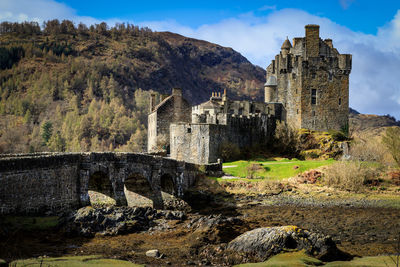 View of old ruins