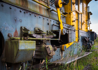 Train on railroad track