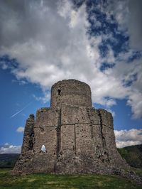 Low angle view of castle against sky