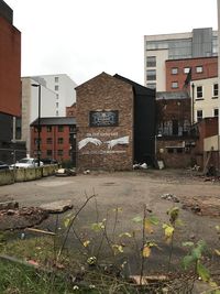 Abandoned buildings against sky