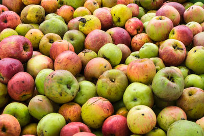 Full frame shot of apples