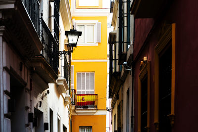 Low angle view of residential buildings