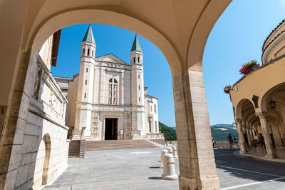 View of historic building against sky