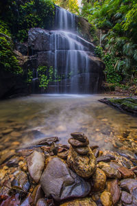 Waterfall in forest