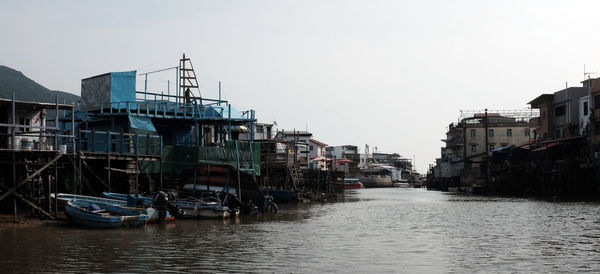 Boats in canal