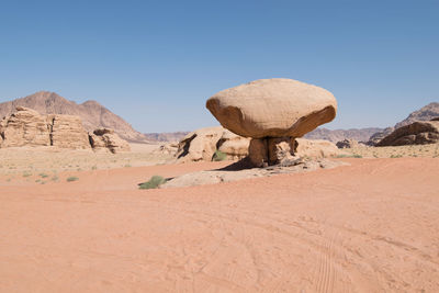 View of desert against sky