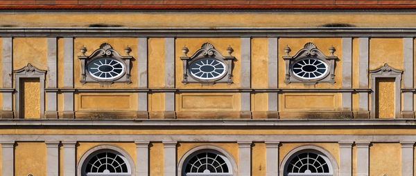 Panoramic shot of building with windows