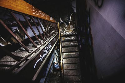 Low angle view of staircase
