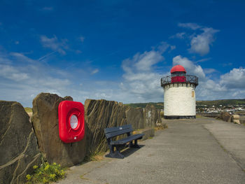 View of lighthouse against sky