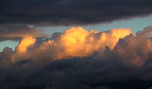 Scenic view of cloudy sky