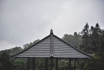 Low angle view of building against sky