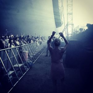 Close-up of woman against sky