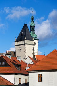 Low angle view of building against sky