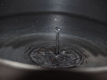 Close-up of rippled water