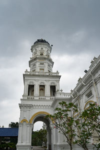 Low angle view of church against sky