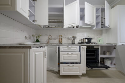 Interior of kitchen at home