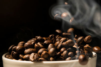 Close-up of coffee beans
