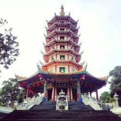 Low angle view of temple