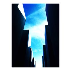 Low angle view of buildings against sky