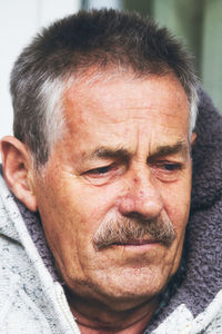 Close-up portrait of young man