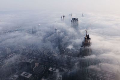 Aerial view of cityscape