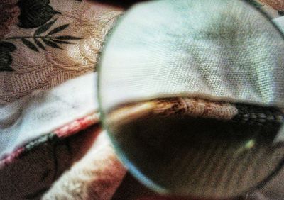 Close-up of coffee in glass