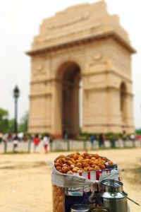 View of food on building