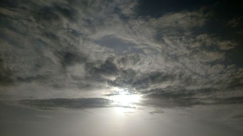 Low angle view of sky