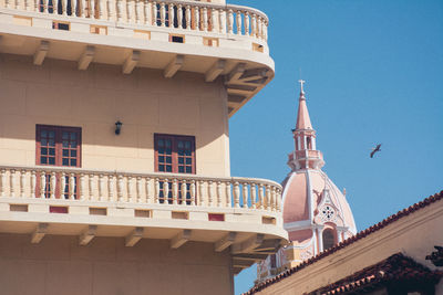 Low angle view of building against sky