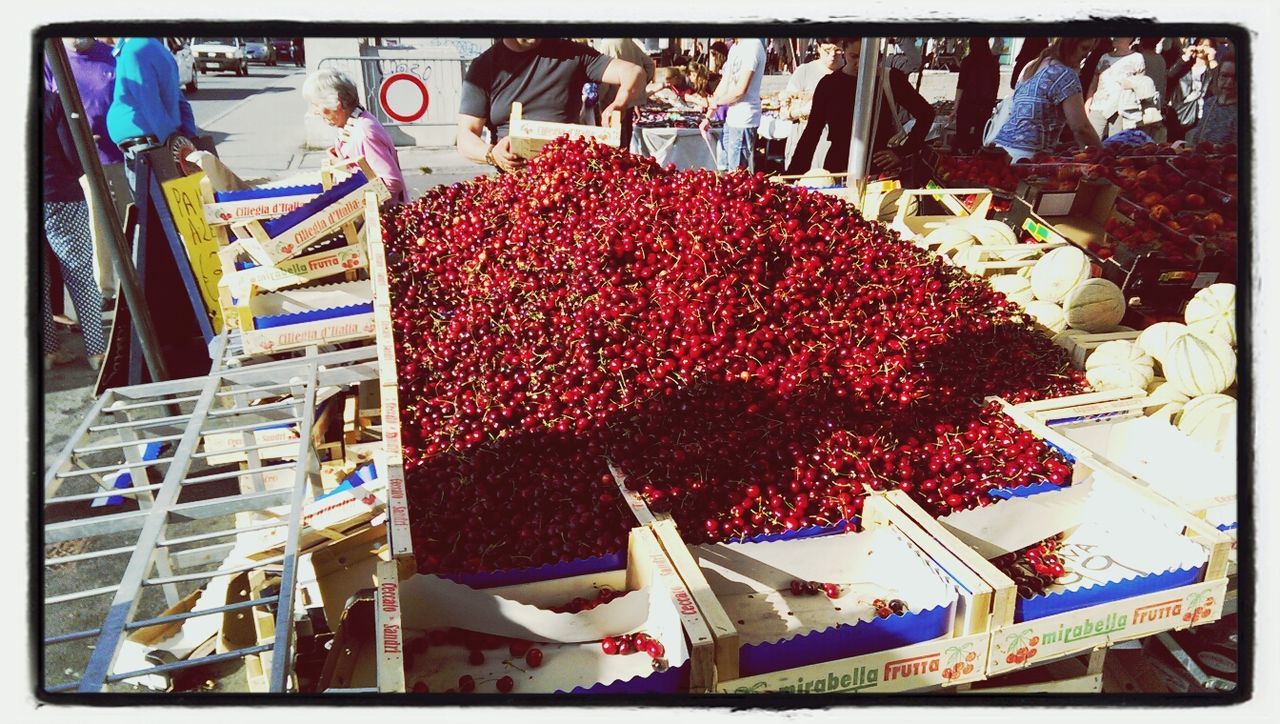 transfer print, auto post production filter, abundance, food and drink, variation, for sale, retail, freshness, large group of objects, indoors, market, high angle view, market stall, choice, food, arrangement, multi colored, day, no people, display