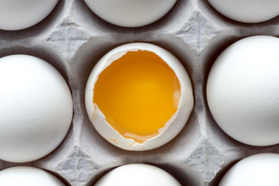 Full frame shot of egg