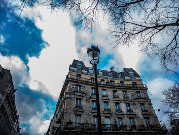 Low angle view of building against sky