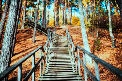 The famous stairs in tampere, called pispalan portaat. located in finland. 