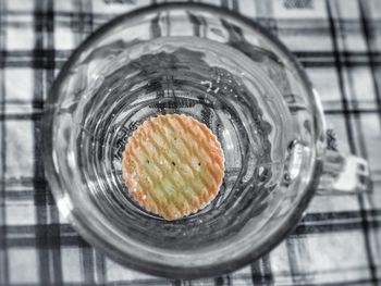 Close-up of bread in plate