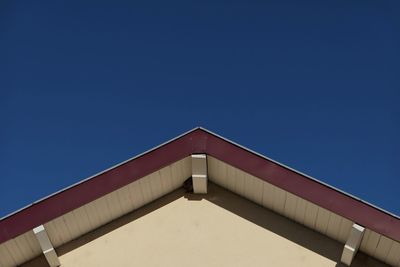 High section of house against clear sky