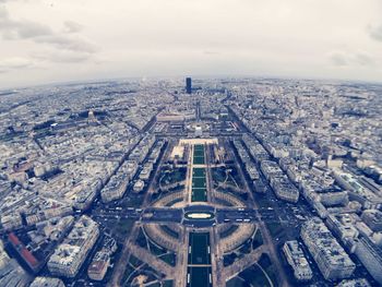 High angle view of cityscape