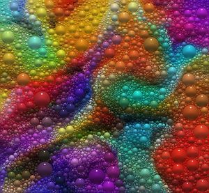 Full frame shot of bubbles in water