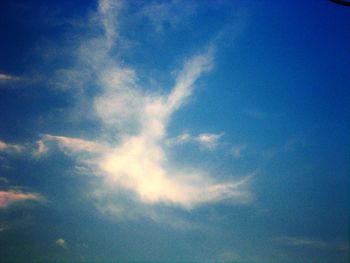 Low angle view of cloudy sky