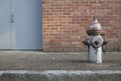 Fire hydrant on sidewalk