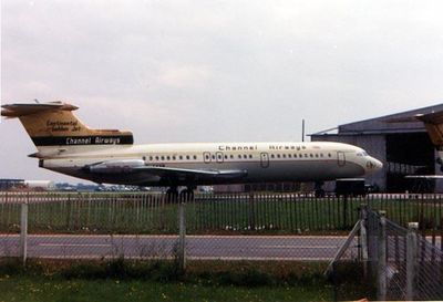 View of airport runway against sky