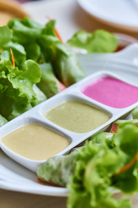 Close-up of salad in bowl