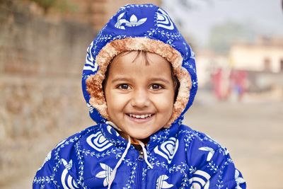 Portrait of smiling boy