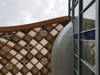Low angle view of building against sky