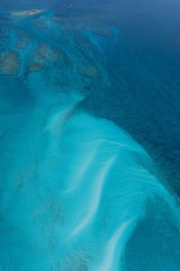 Aerial view of beach against sky