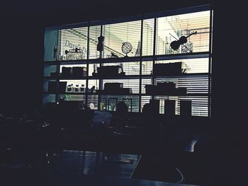 View of chairs and table