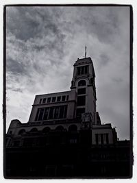 Low angle view of building against sky