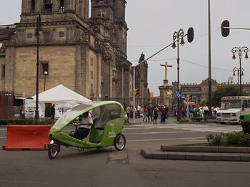 View of city street