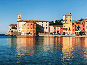 Buildings at waterfront